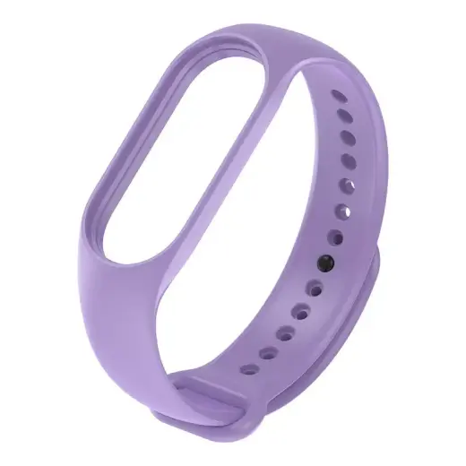 Fusion Accessories Wave viedpulksteņa siksniņa priekš Xiaomi Mi Band 7 | silikons | violeta