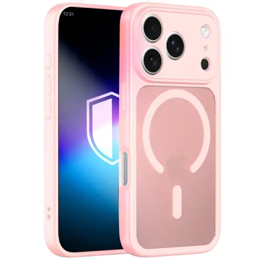 3mk Misty MagCase phone case with MagSafe support for iPhone 17 Pro | iPhone 18 Pro pink