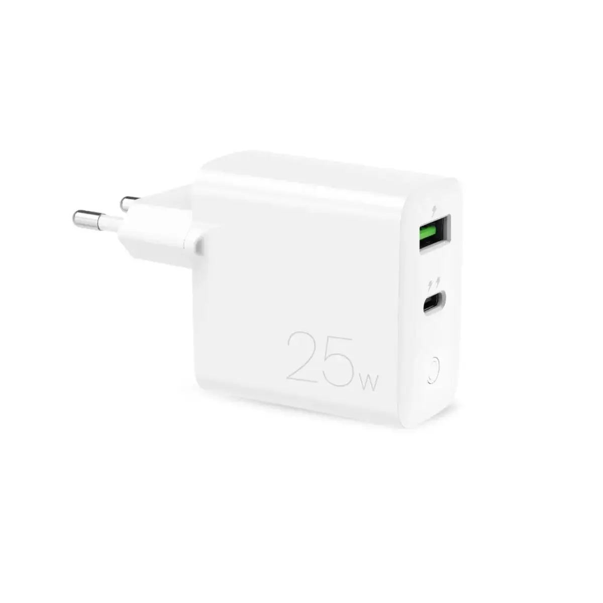 Puro 25W Power Delivery USB-A USB-C tīkla lādētājs | balts