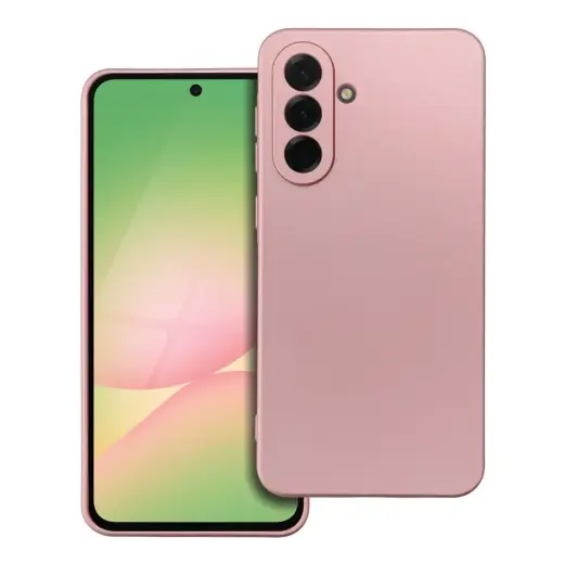 Metallic telefoni ümbris Samsung Galaxy A56 (A566) roosa