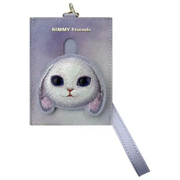 Nimmy portfel na karty fioletowy|purple   Big Eyed Pet 2.0 Rabbit