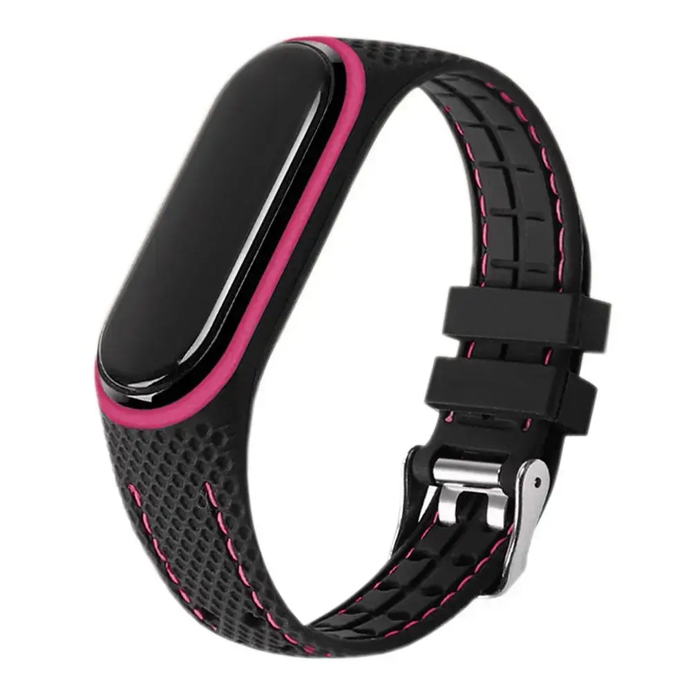 Elastomer strap LIFESTYLE for XIAOMI Mi Band 5 / 6 black (06)