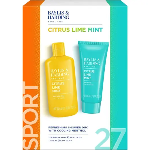 Baylis & Harding, Set Regalo Bellezza, Geschenkset Lemon, Lime & Mint 2-tlg (Set per La Cura Del Corpo)