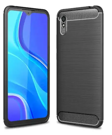 Fusion Trust Back Case Silicone Case For Xiaomi Redmi 9A | 9AT | 9i Black