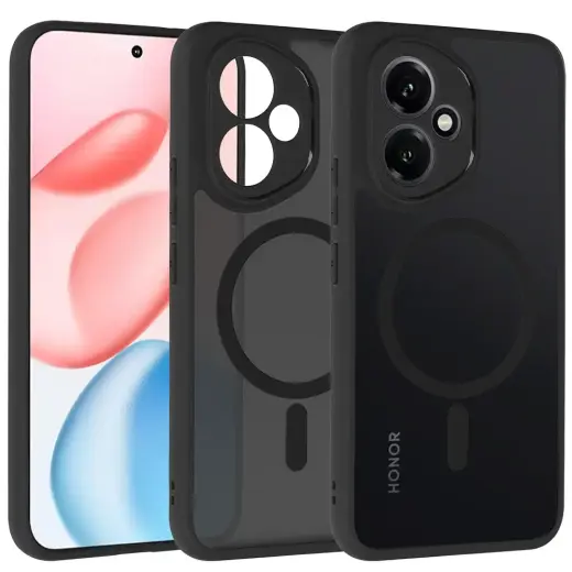 Full Matte Mag Cover for Honor 400 Pro 5G black