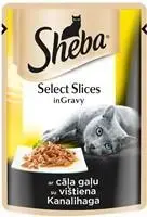 Sheba ar vistas gaļu mērcē 85g