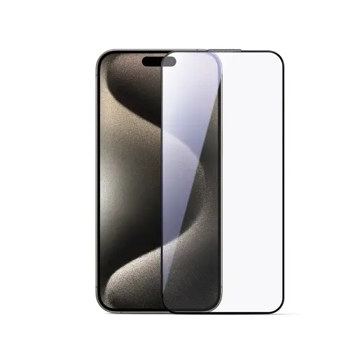 Joyroom JR-MLG0277 2.5D HD Dustproof Tempered Glass with Black Frame for iPhone 16 Pro