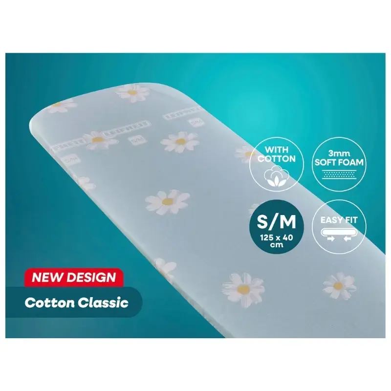 Gludināmā dēļa audums Cotton Classic S/M 125x40cm