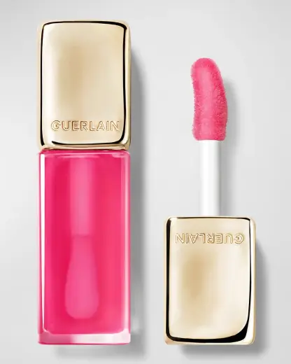 Guerlain KissKiss Bee Glow Oil 92% Natural-origin Honey Tint Lip Oil - Pink