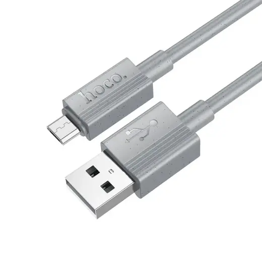 HOCO X107 data transfer and charging cable | USB-A to Micro USB | 12W | 1m | gray