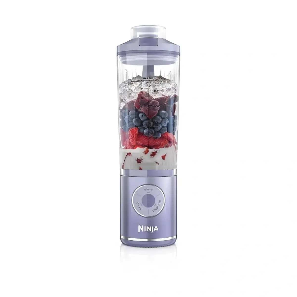 Ninja Blast Max pārnēsājams bezvadu kokteiļu blenderis, 0.5l, lavanda