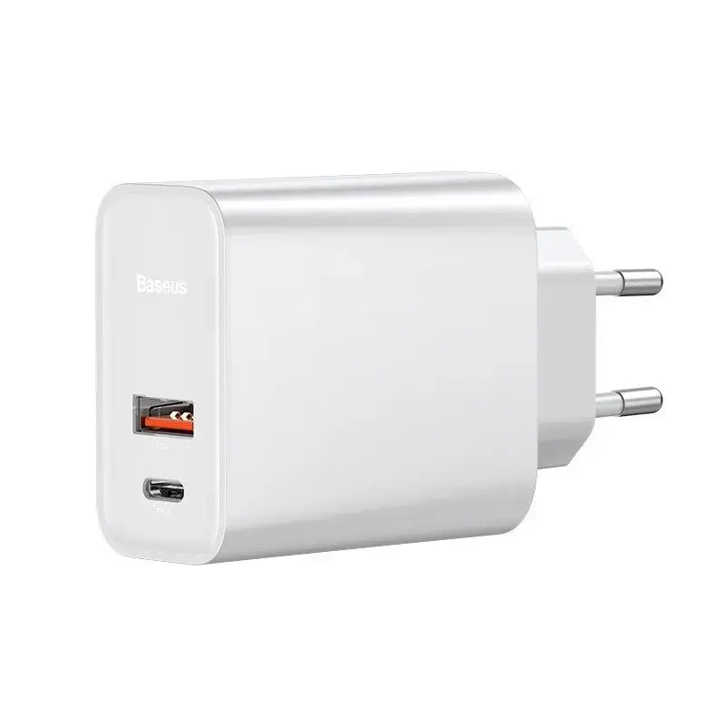 Baseus Quick Charger PD + QC 3.0 30W (White)