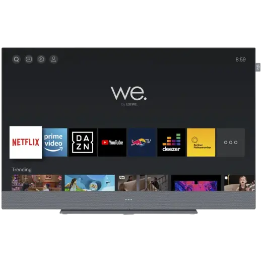 WE. SEE By Loewe TV 43'', Streaming TV, 4K Ult, LED HDR, Integrated soundbar, Storm Grey (new 2024)