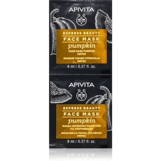 Apivita, Pumpkin, Detoxifying & Purifying, Clay Mask, 6 pcs, 8 ml