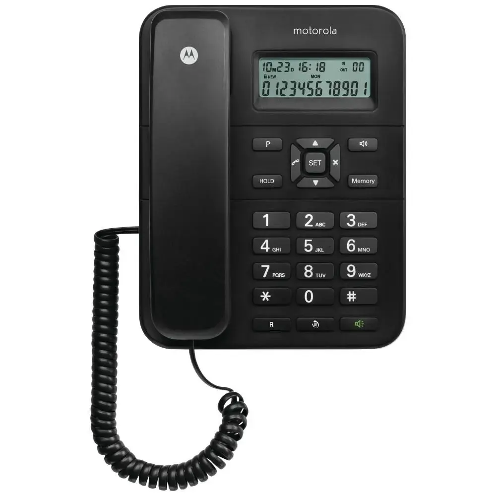 Cordless landline phone  Motorola CT202 black