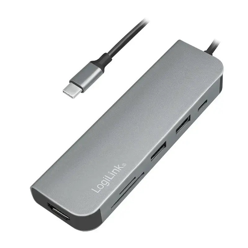 LogiLink USB-C Multifunction Hub - docking station - HDMI