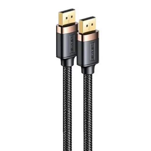 USAMS Kabel DP - DP U74 2.0m czarny| black 4K HD SJ531HD01 (US-SJ531)