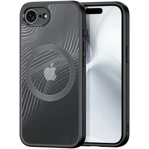 Dux Ducis Aimo telefono dėklas iPhone 16e juodas