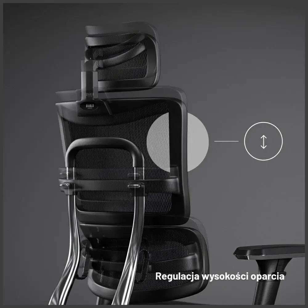 Ergonomic armchair Diablo Chairs V-Master black