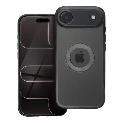 GLAM telefono dėklas iPhone 17 Air juodas