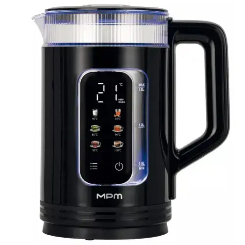 MPM MCZ-135 ELECTRIC KETTLE WITH TEMPERATURE CONTROL 1.5L 1500W