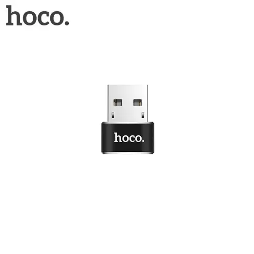 Adapter OTG USB A to USB C Hoco UA6 black