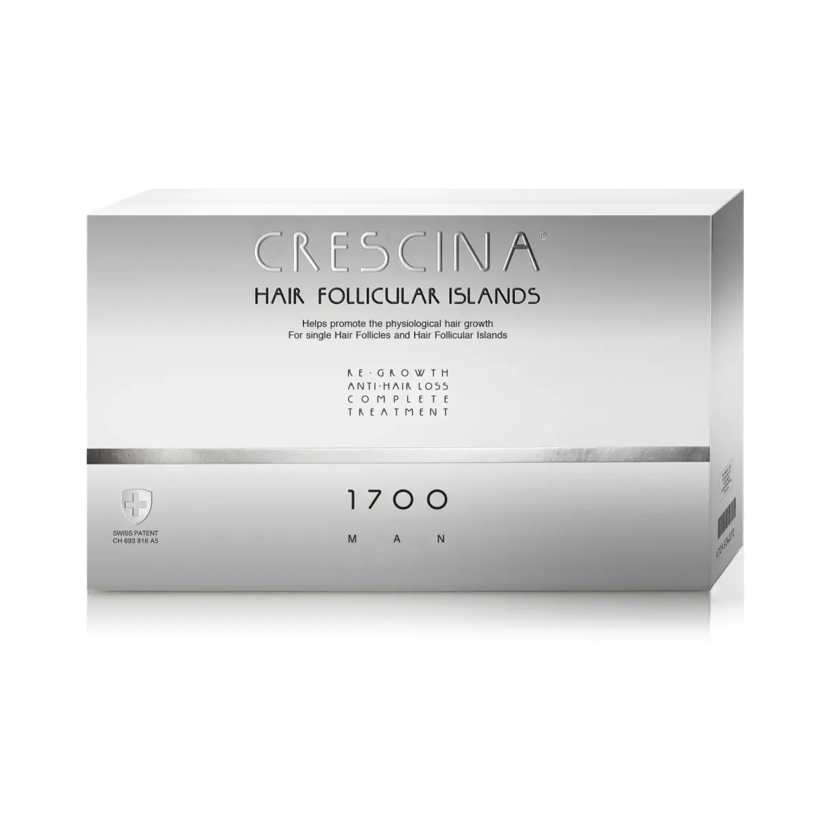 Labo, Crescina Follicular Islands 1700, For Growth Stimulation, Ampoules Treatment Serum, For Scalp, For Men, 20 pcs