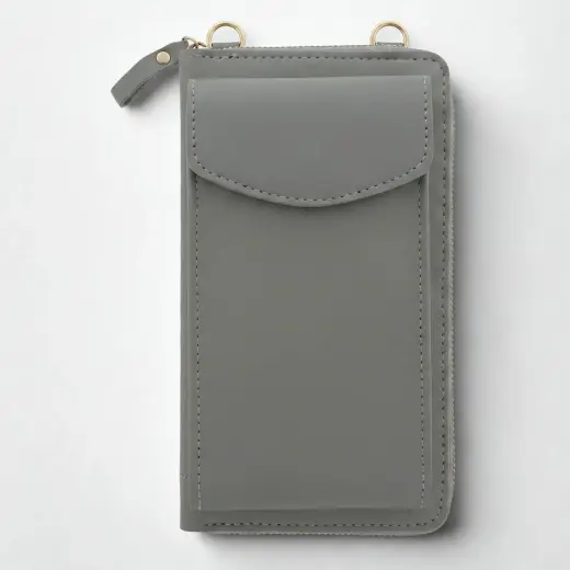 PHONE BAG WITH WALLET FUNCTION (18*11*5CM) GREY
