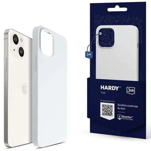 3MK Hardy Case iPhone 14 Plus / 15 Plus6.7" white MagSafe