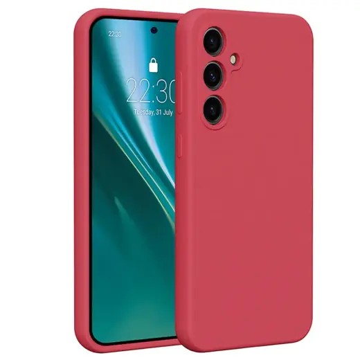Etteri silikona telefona maciņš Samsung Galaxy S23 FE malinu