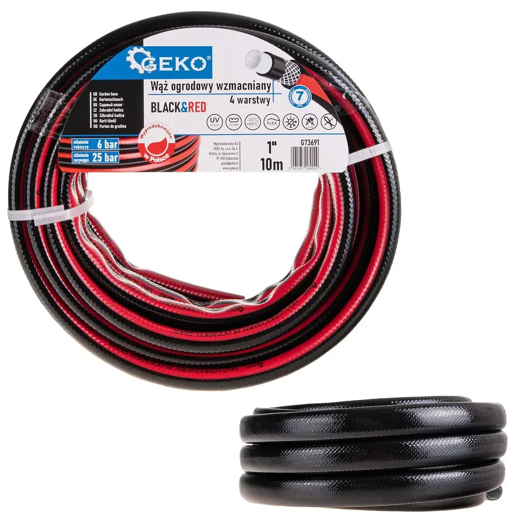 Dārza šļūtene BLACK&RED 1" 10m
