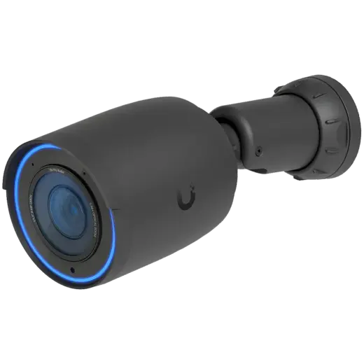 UBIQUITI UVC-G6-Pro-Bullet-B All-weather 4K PoE+ camera with a Multi-TOPS AI engine, 2.36x optical zoom, and a large 1/1.2" CMOS sensor for exceptional low-light clarity and long-range IR night vision