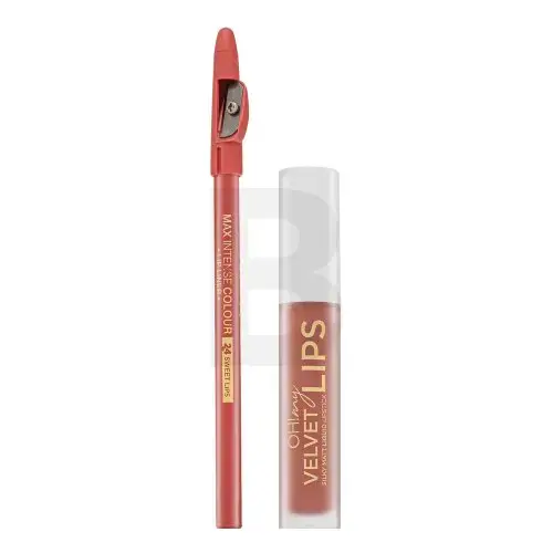 Evelīna OH! My Velvet Lips Matt Lip Kit 11 Cookie Milkshake 4,5 ml