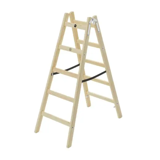 Kāpnes divpusējās H40 StandardLine / koka / 2x5 pakāpieni