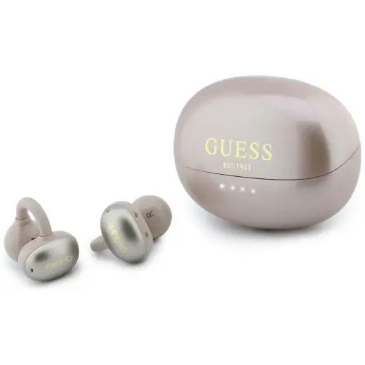 Ear-phones OWS Guess Metalic Finish       Electropated Parts Classic Logo pink