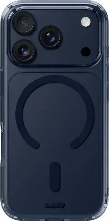 Laut Crystal Fluro MagSafe Case for iPhone 17 Pro - Clear Navy Blue