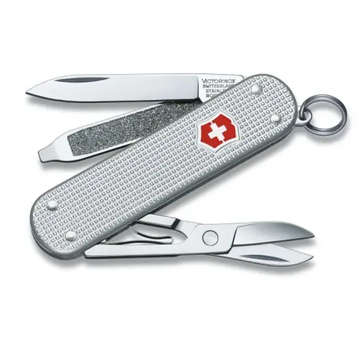Victorinox Classic Alox Swiss Army Knife silver V-0 62 V0 62 Victorinox62 Victorinox 62 21 26 Victorinox26 Victorinox 26 (0.6221.26)