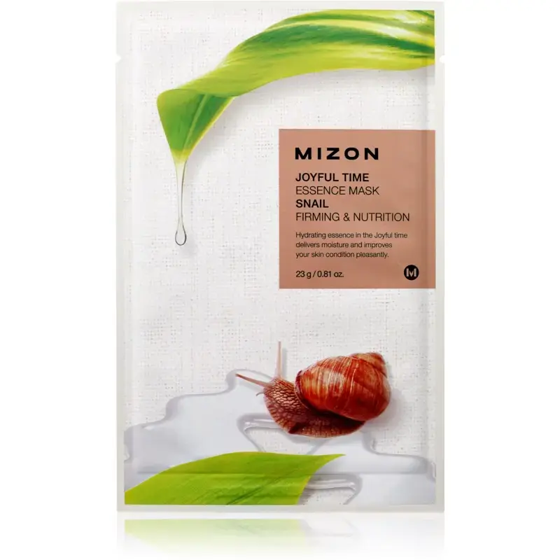 Mizon Joyful Time Snail Nourishing Face Mask in Firming Fabric 23g