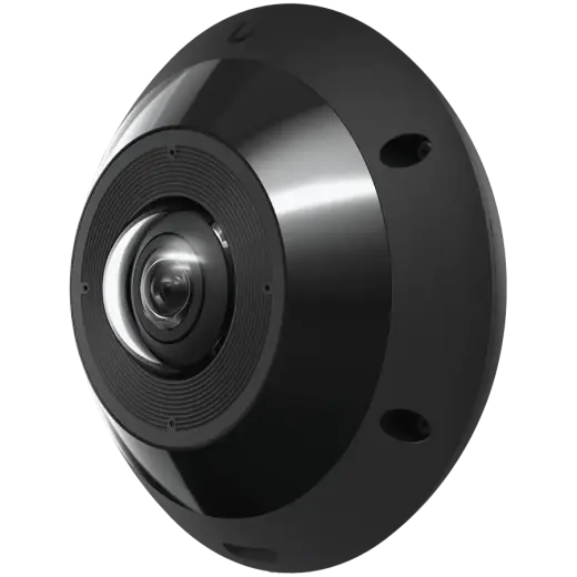 UBIQUITI UVC-G6-Pro-360-B All-weather, vandal-resistant 12MP PoE camera with panoramic 360 coverage, digital pan-tilt-zoom functionality, and smart IR functionality