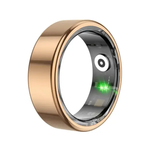 Maxlife smart ring MXSR-100 gold size 8