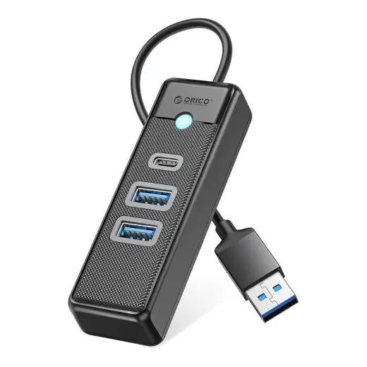 Orico PWC2U-U3 3-port USB hub 2x USB-A 3.0 1x USB-C 3.0 0.5 m - black