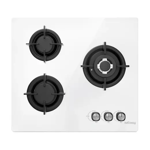 ISEASY MGBG-603 gas hob, 3 burners (white)