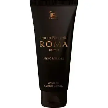 Laura Biagiotti Roma Uomo Nero Estremo Sprchový gel 200ml
