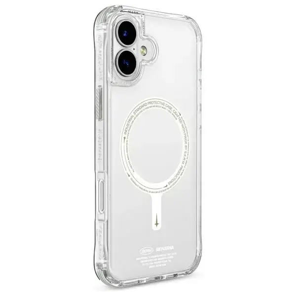 Skinarma case Saido iPhone 16 Plus 6.7" Magnetic Charging green (niteglow)