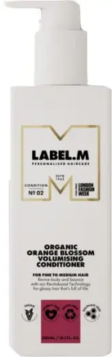 Label M Organic Orange Blossom Volumising Conditioner 300ml  | TJ Hughes