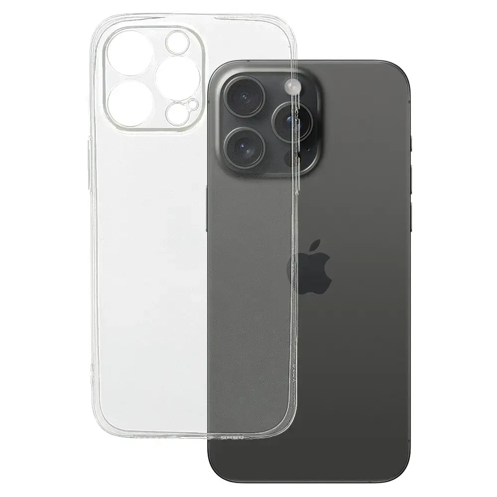 Ultra Clear 1mm maciņš telefonam iPhone 15 Pro Max caurspīdīgs