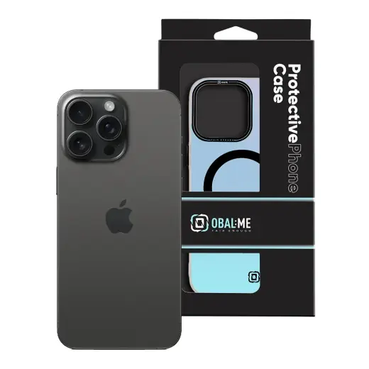 OBAL:ME HoloMag Cover for Apple iPhone 15 Pro Max Black Photo
