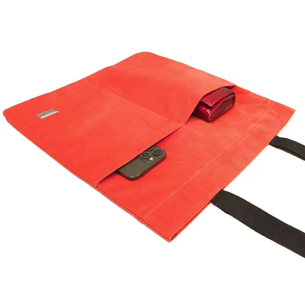 Shopping bag Wonder pattern 4 orange