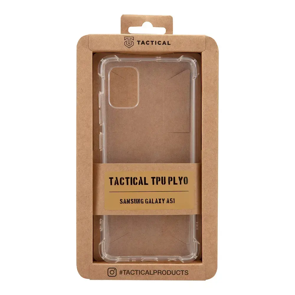 Tactical TPU Plyo Cover for Samsung Galaxy A51 Transparent
