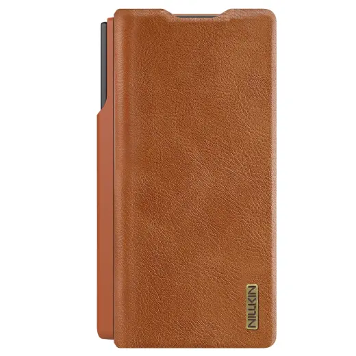 Nillkin Qin Book PRO Pen Slot Case for Samsung Galaxy Z Fold 7 Brown